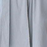 Cutout cape sleeve asymmetric trench coat lavender gray - fasfas