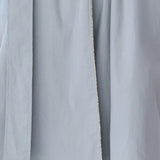 Cutout cape sleeve asymmetric trench coat lavender gray - fasfas