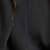 Asymmetrisches Hem Boot-Ausschnitt Top