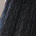 Zebra print banded maxi skirt - fasfas