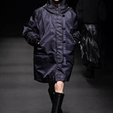 Black layered padded jumper