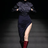 Black signature ma-1 re-poly jumper