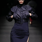 Black signature ma-1 re-poly jumper