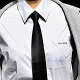 Grey oversized wool vest