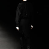 Black jacket lining detail shirt