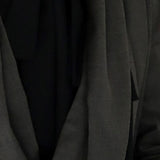 V-neck scarf set tailored jacket