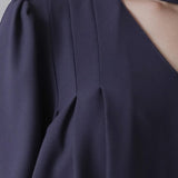 Loose fit choker blouse