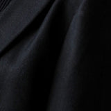 Belted wrap tailored jacket