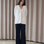 Draw string pants black - fasfas