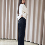 Draw string pants black - fasfas