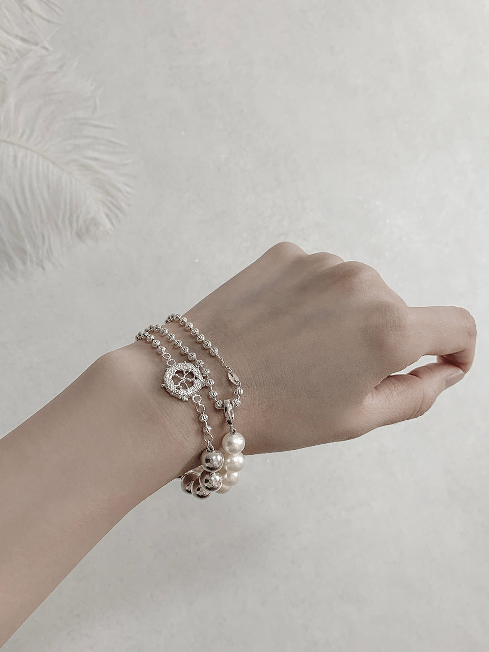 Etoile g bracelet silver - fasfas