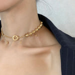 Etoile gb necklace transfomable gold - fasfas