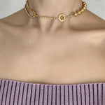 Etoile gb necklace transfomable gold - fasfas