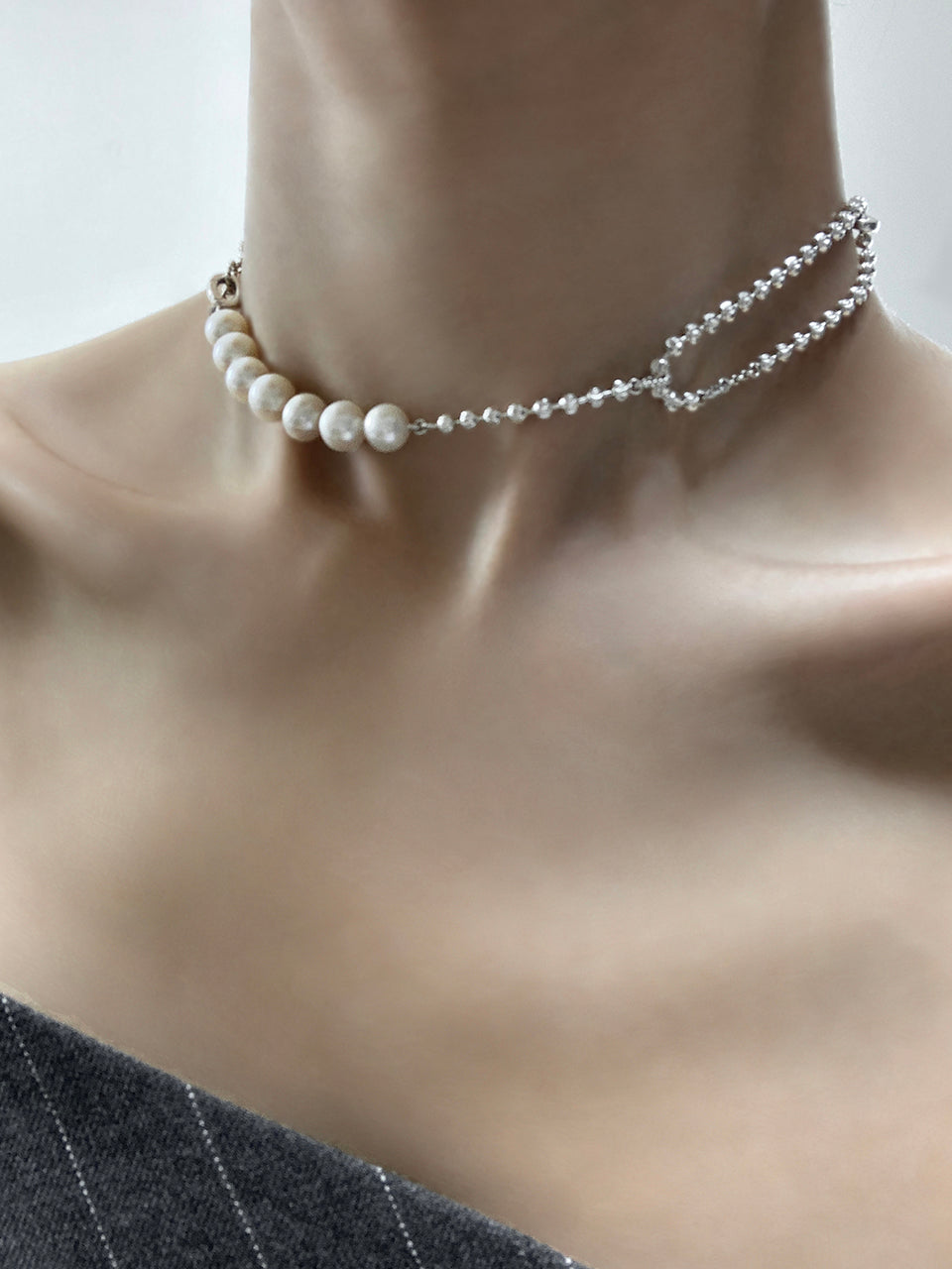 Etoile gb necklace transfomable silver - fasfas