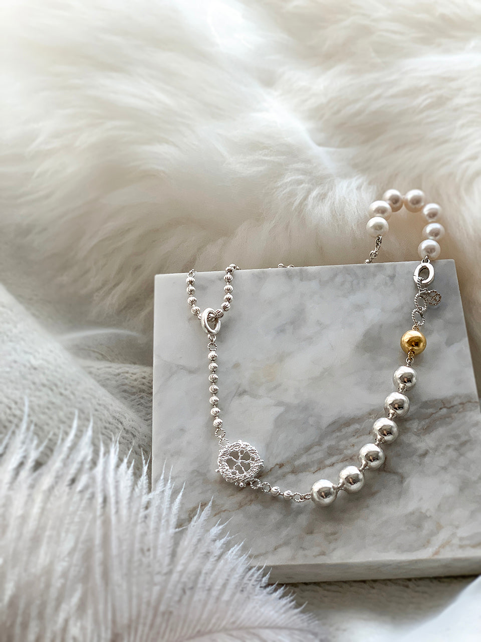 Etoile gb necklace transfomable silver - fasfas
