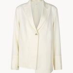 Marion asymmetrical relaxed jacket ivory - fasfas