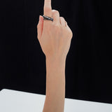 God shaped hole ring black - fasfas