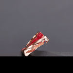 God shaped hole ring rosegold - fasfas