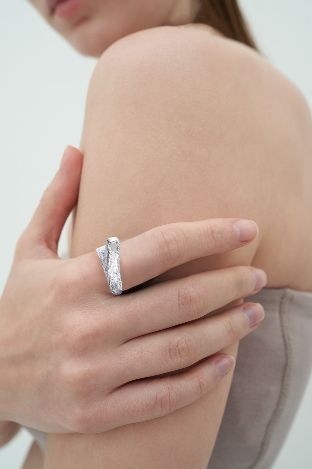 God shaped hole ring silver - fasfas