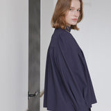 Loose fit choker blouse