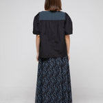 Zebra print banded maxi skirt - fasfas