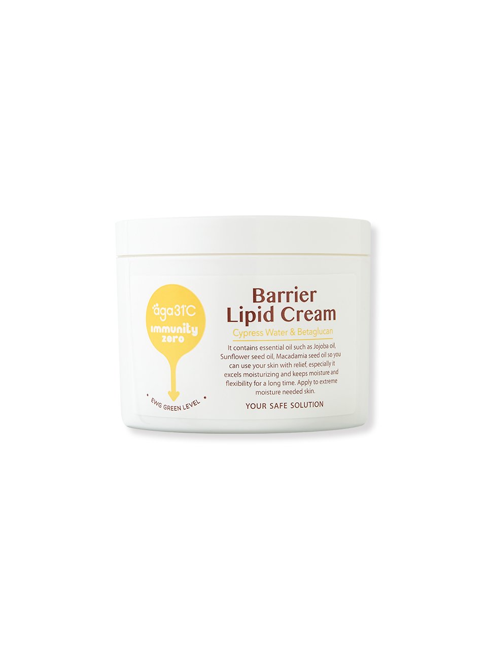 Immunity zero barrier lipid cream 500ml - fasfas