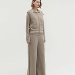 Jasmin knit vest natural beige - fasfas