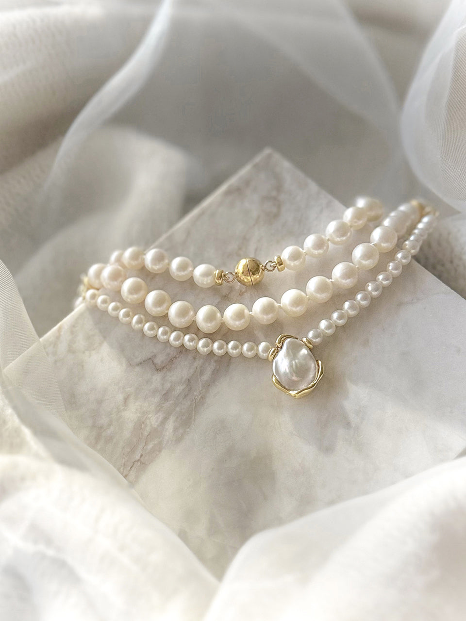 Lahm pearl necklace - fasfas
