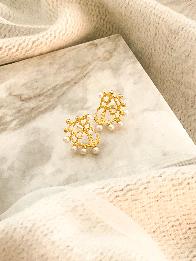 Light of waterlily earring - fasfas