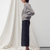 Logo-embellished bomber jumper khaki begie - fasfas