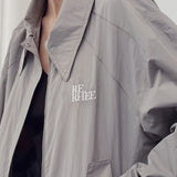 Logo-embellished bomber jumper khaki begie - fasfas