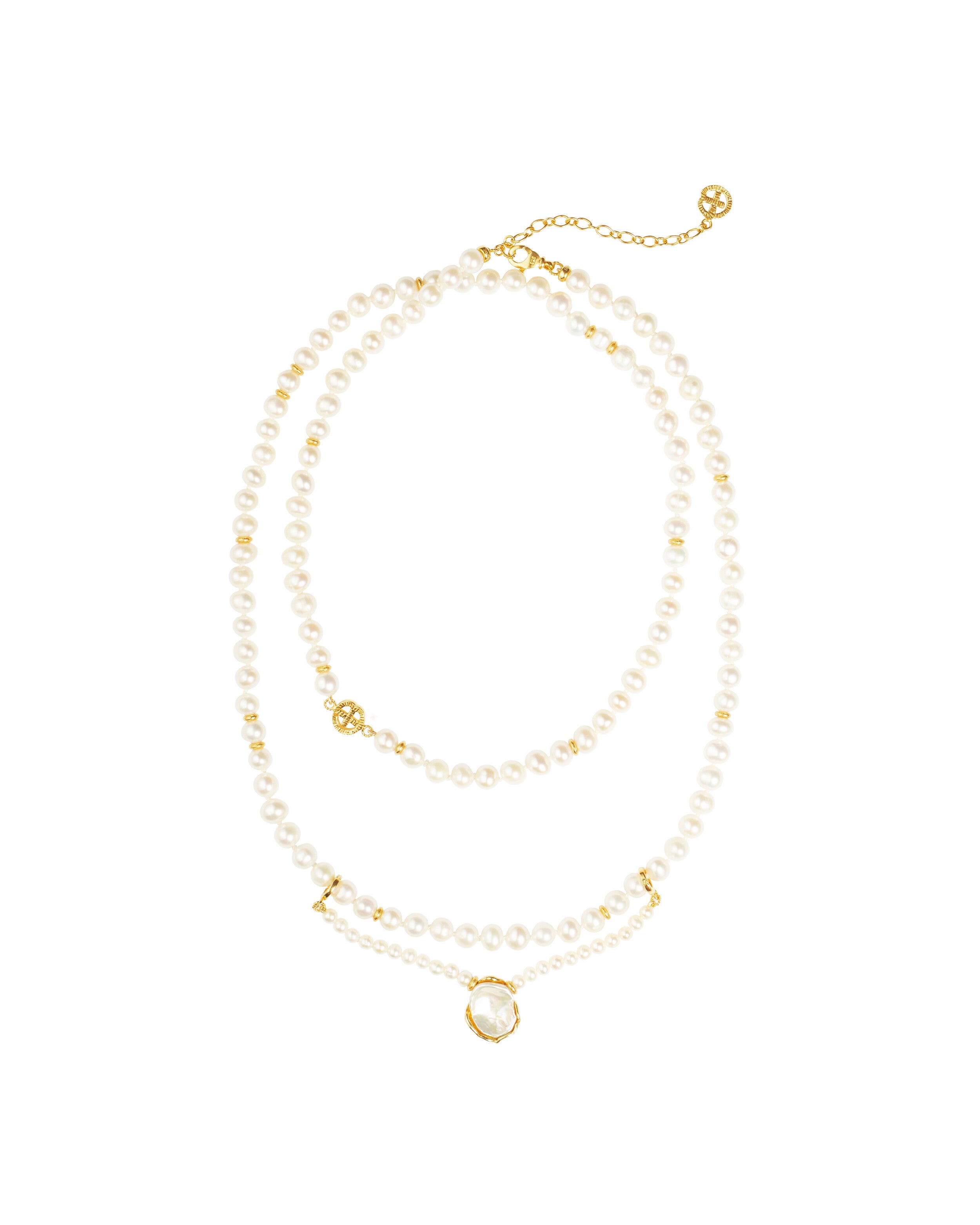 Long pearl necklace - fasfas