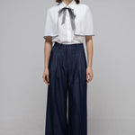 Loose fit cape blouse - fasfas