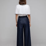 Loose fit cape blouse - fasfas