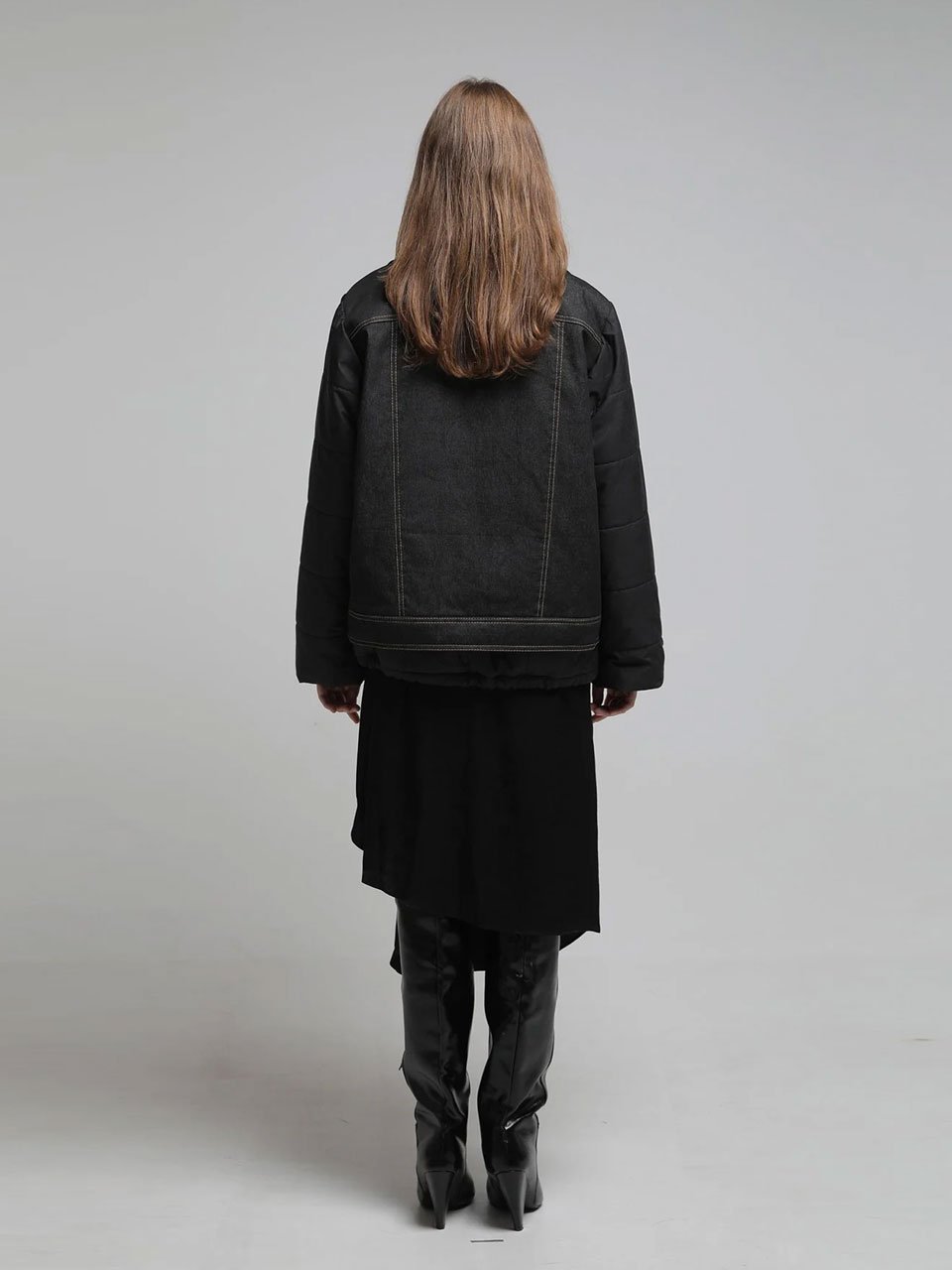 Loose fit denim padding - fasfas