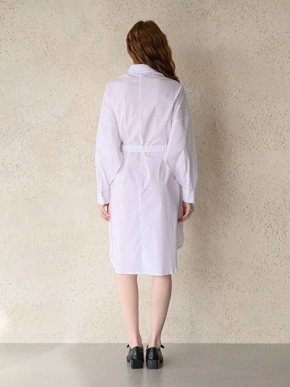 Loose fit shirt midi dress - fasfas