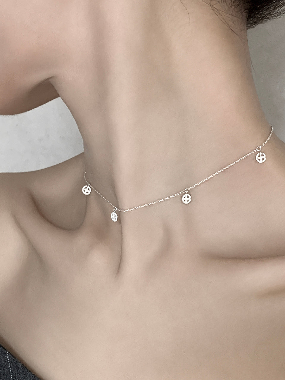 Maor necklace silver - fasfas