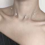 Maor necklace silver - fasfas