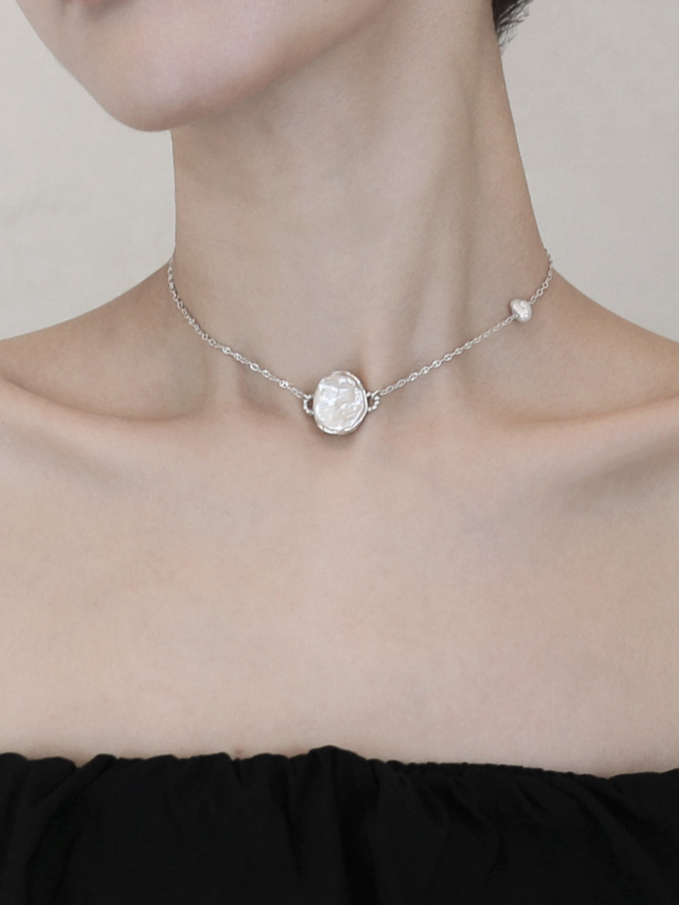 Neo pearl choker - fasfas