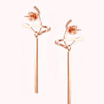 No.7 Metal bar earrings - fasfas