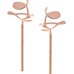 No.7 Metal bar earrings - fasfas