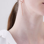 No.7 Metal bar earrings - fasfas