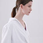 No.7 Metal bar earrings - fasfas