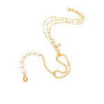 Nuit gb necklace transfomable gold - fasfas