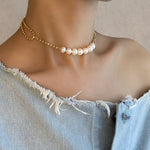 Nuit gb necklace transfomable gold - fasfas