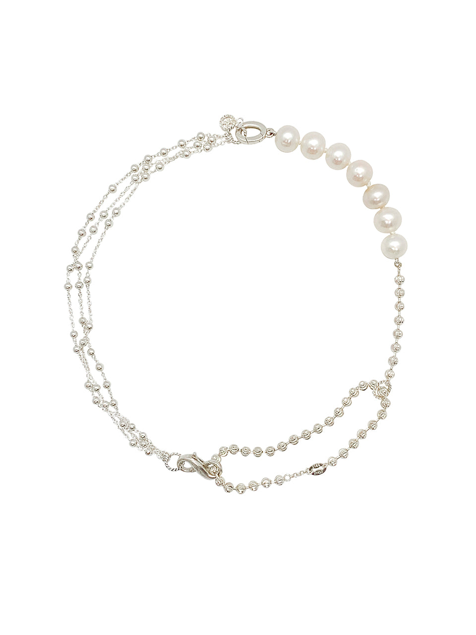 Nuit gb necklace transfomable silver - fasfas