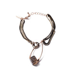 Oval smokey quilts bracelet - fasfas