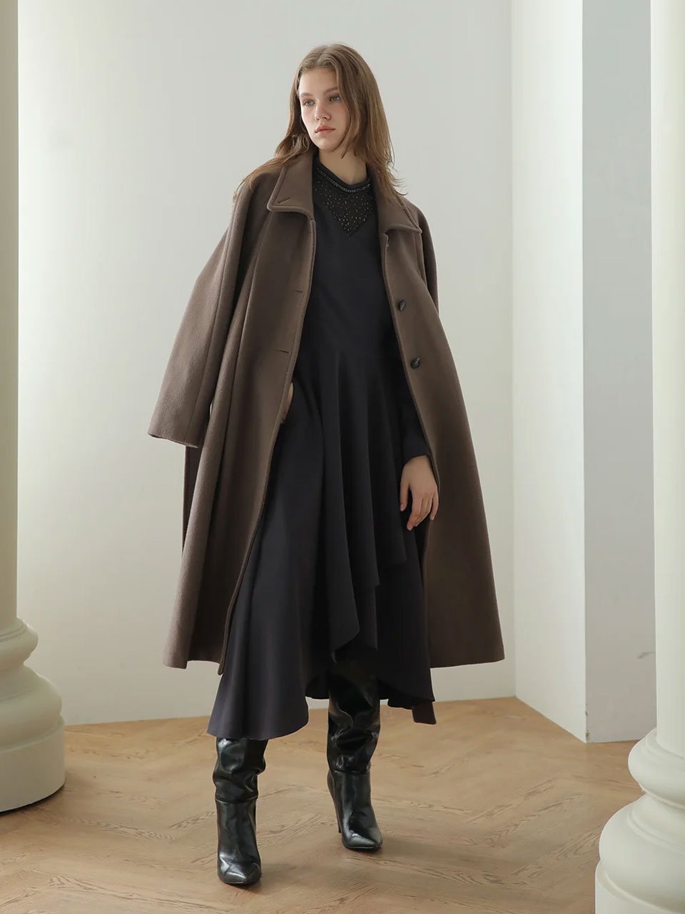 Overfit maxi wool coat - fasfas