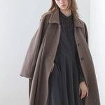 Overfit maxi wool coat - fasfas