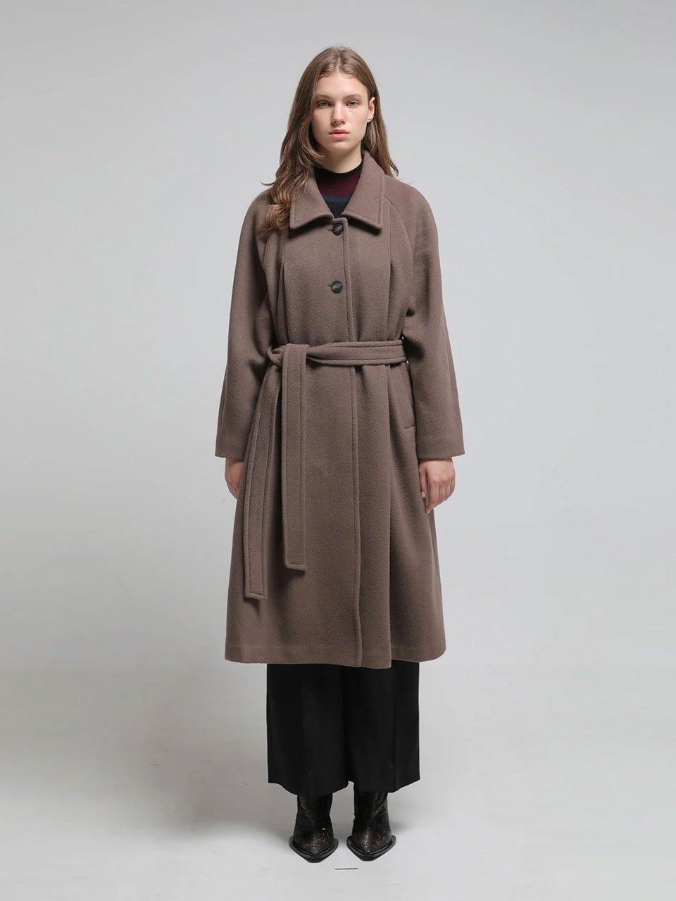 Overfit maxi wool coat - fasfas